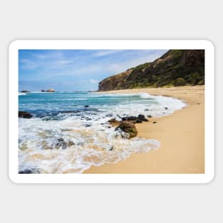 Fingal Beach, Cape Schanck, Mornington Peninsula, Victoria, Australia. Sticker